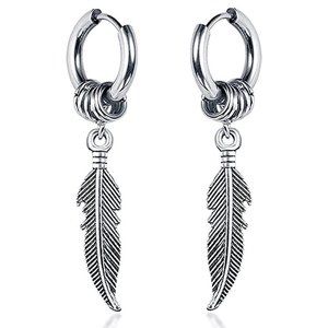 Stainless Steel Dangle Earrings Jewelry for Women, Men